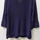 Creazioni Effeci Purple Knit Button Up Cardigan