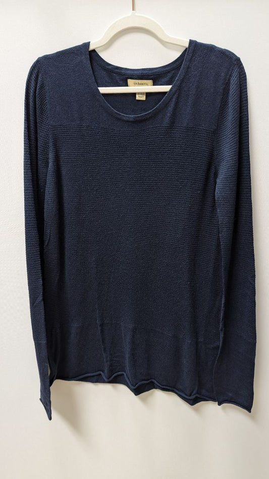 G.H. Bass & Co Navy Waffle Knit Sweater