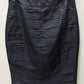 Downeast Basics Navy Ruffled Pencil Skirt