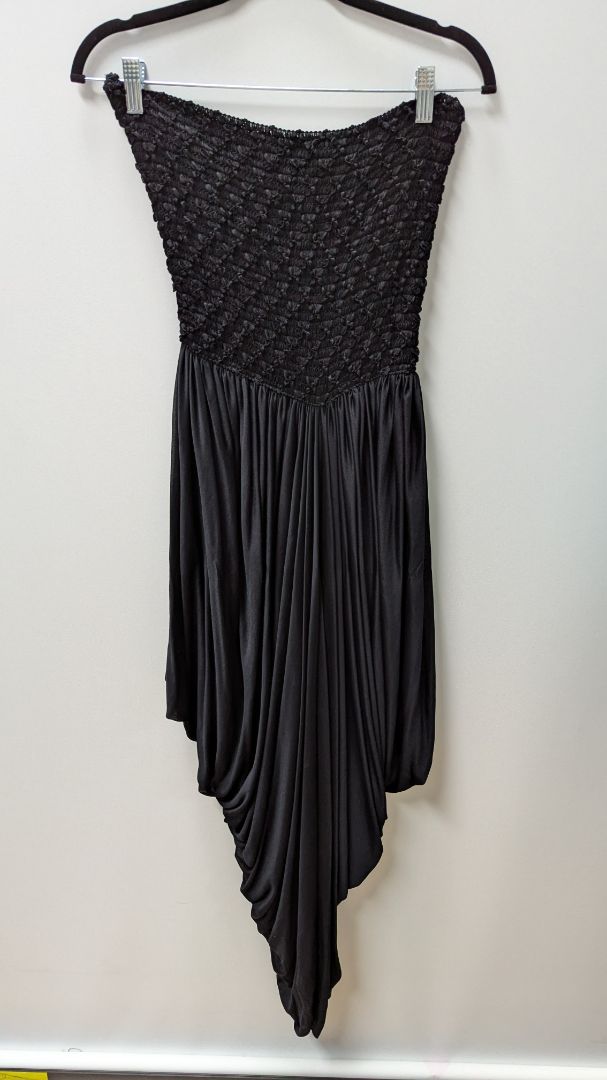 Black Strapless "Genie" Palazzo Jumpsuit