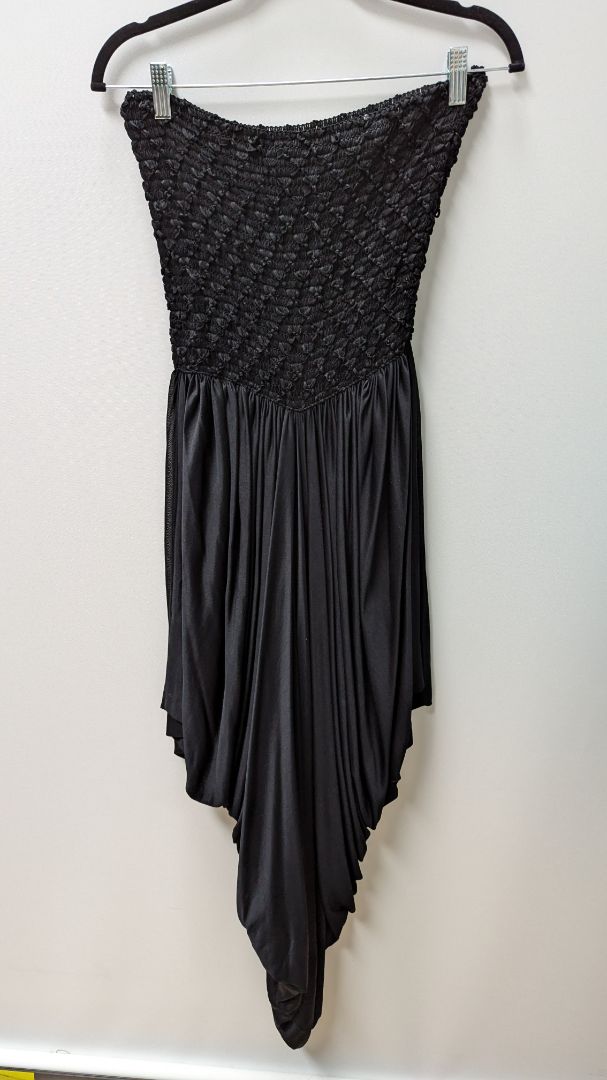 Black Strapless "Genie" Palazzo Jumpsuit