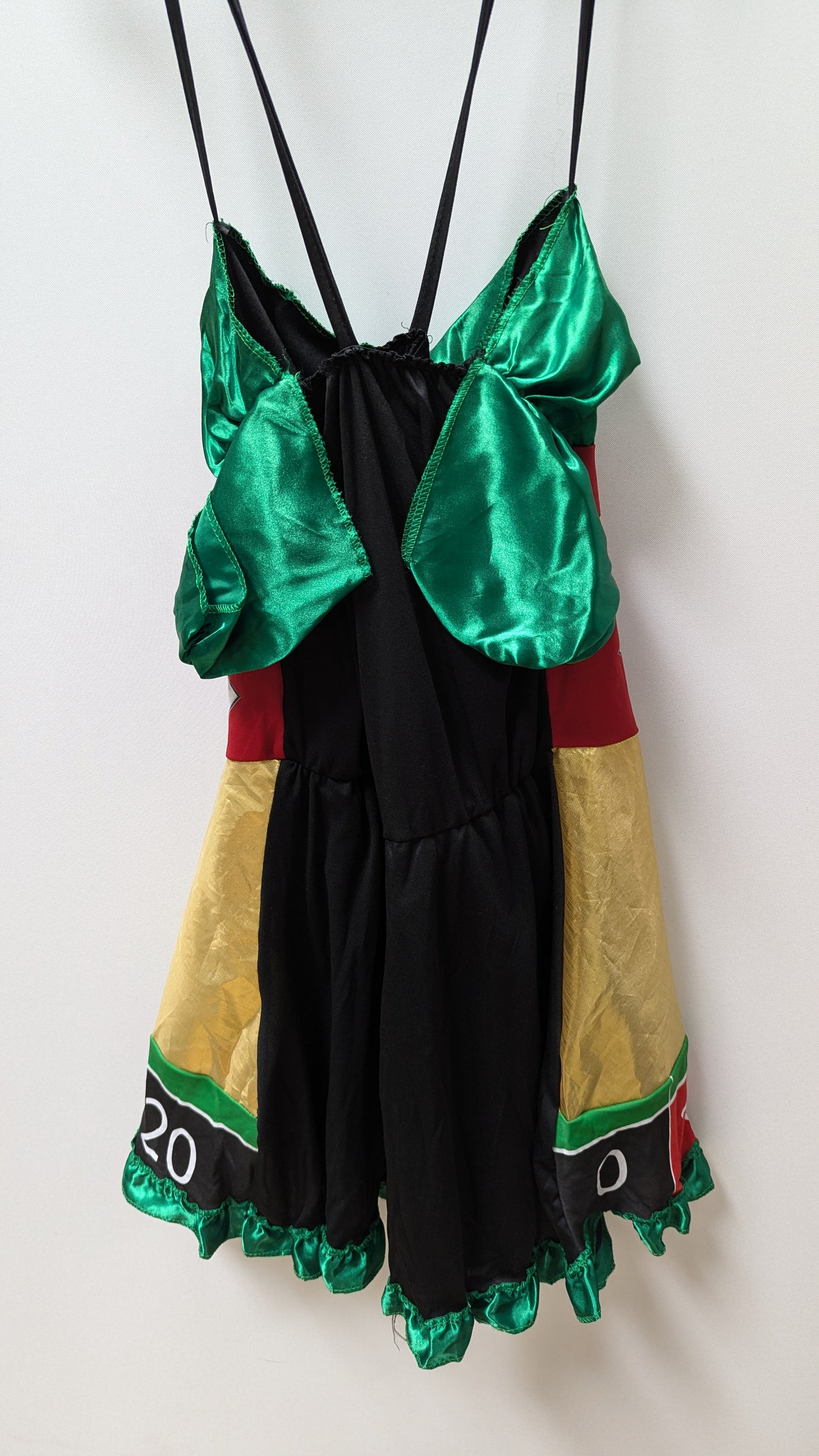 PMG Halloween Black/Green Casino Girl Costume Dress