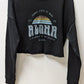 Rip Curl Black "Hawaii State of Mind" Cropped Sweatshirt