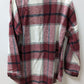 Pink Lily Red/White Plaid Flannel Shacket