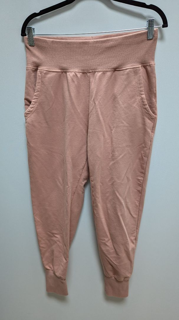 Ambiance Pink Elastic Waist Jogger Sweatpants