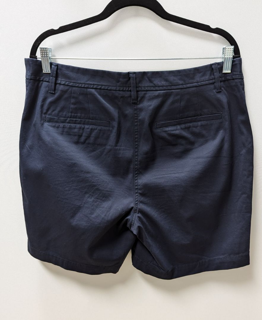 Talbots Navy "Relaxed Chino" Shorts