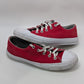 Converse Red/White Lace Up Sneakers