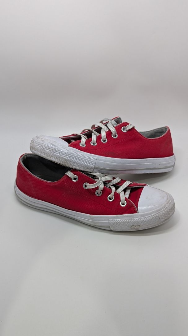 Converse Red/White Lace Up Sneakers