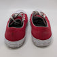 Converse Red/White Lace Up Sneakers