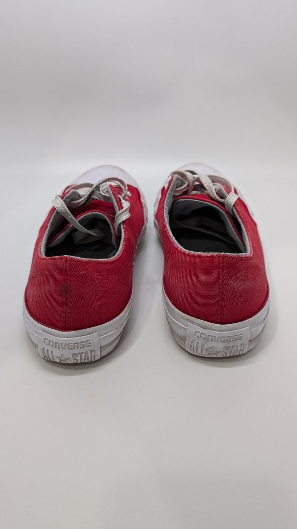 Converse Red/White Lace Up Sneakers