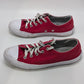 Converse Red/White Lace Up Sneakers