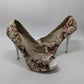 Modesta Ivory Floral Platform Heels