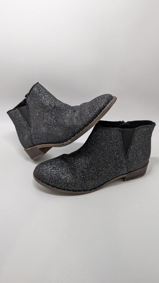 Old Navy Black Glitter Ankle Boots