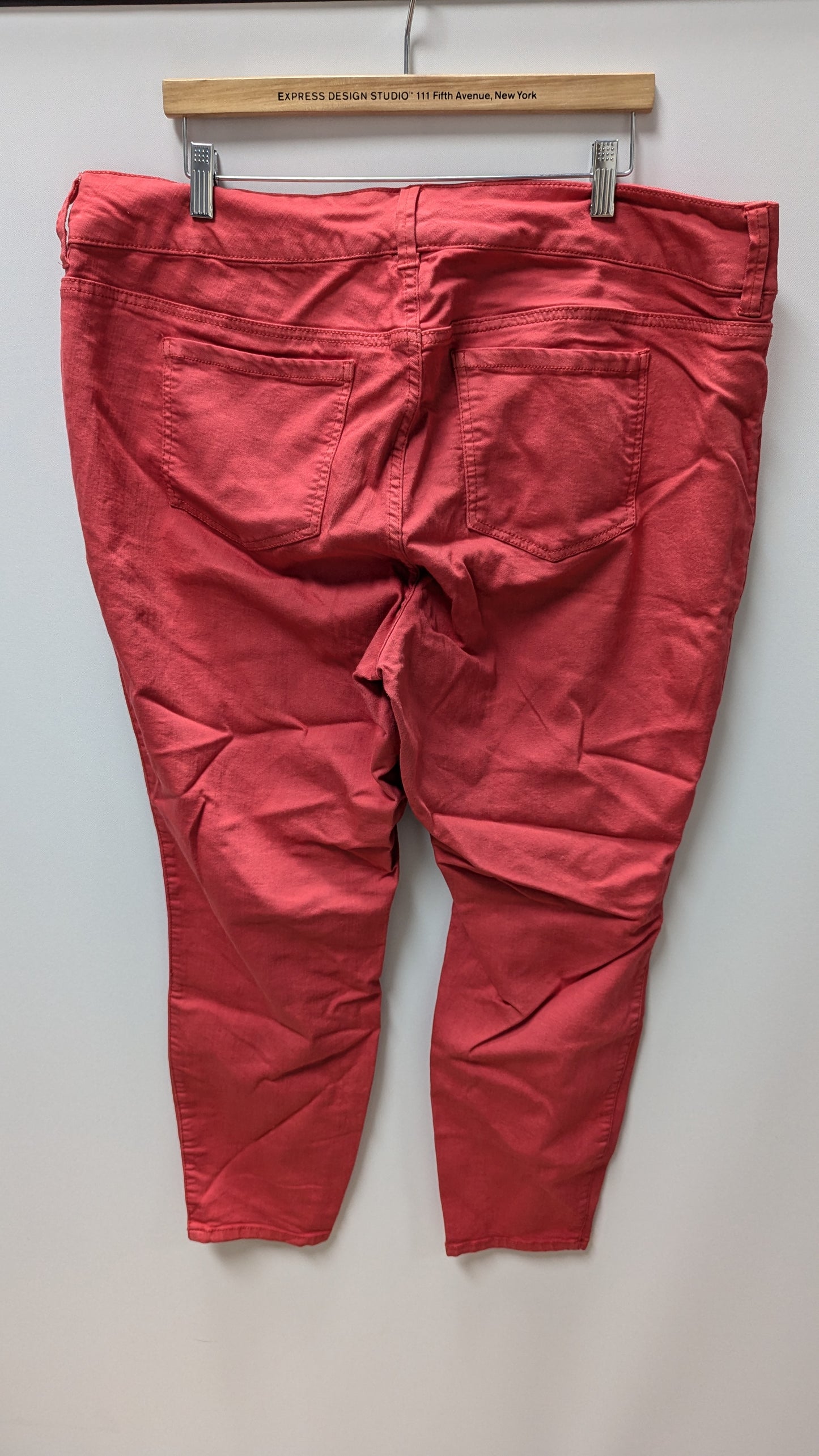 Torrid Red 3 Button Skinny Jeggings