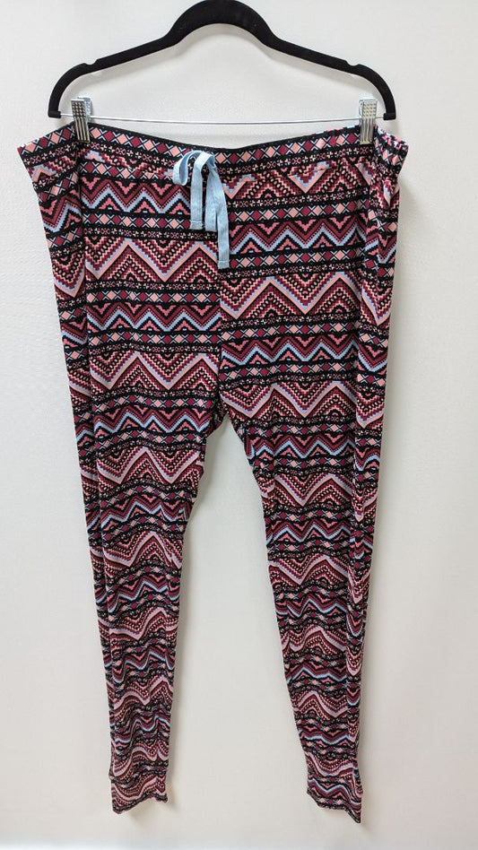 bobbie brooks Burgundy Patterned Sleepwear Pants