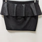 Candie's Black Ruffled Pencil Skirt