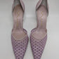 Nina Lavender Mesh Pointed Toe Heels