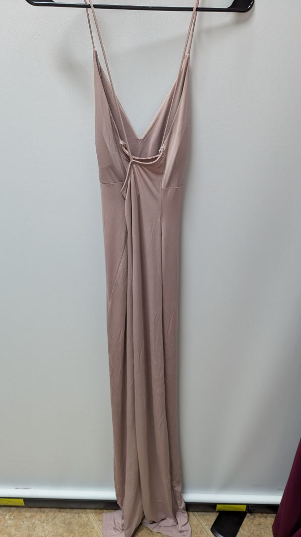 Lovely Day Nude Empire Maxi Dress