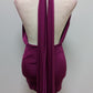 Forplay Plum Purple Halter Neck Tie Mini Dress