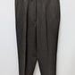 Zion New York Dark Brown Striped Pants Suit Set