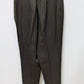 Zion New York Dark Brown Striped Pants Suit Set