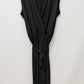 Style & Co Black Plunge Wide Leg Jumpsuit