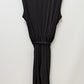 Style & Co Black Plunge Wide Leg Jumpsuit