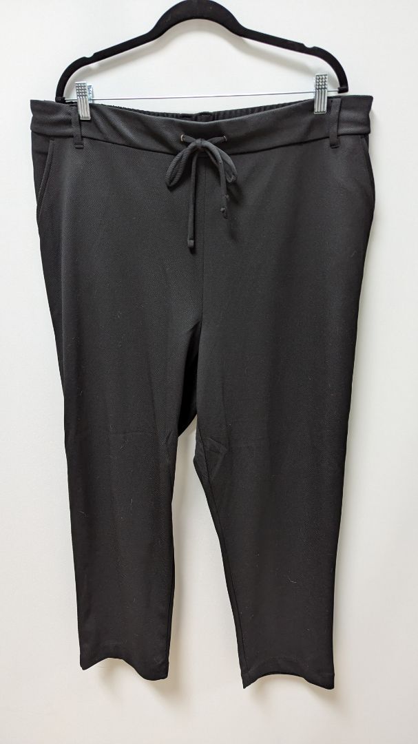 C by one Black Knit Drawstring Pants