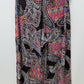 Lauren Ralph Lauren Black Paisley Wide Leg Pants