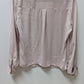 Express Light Pink Sheer Button Up Blouse.