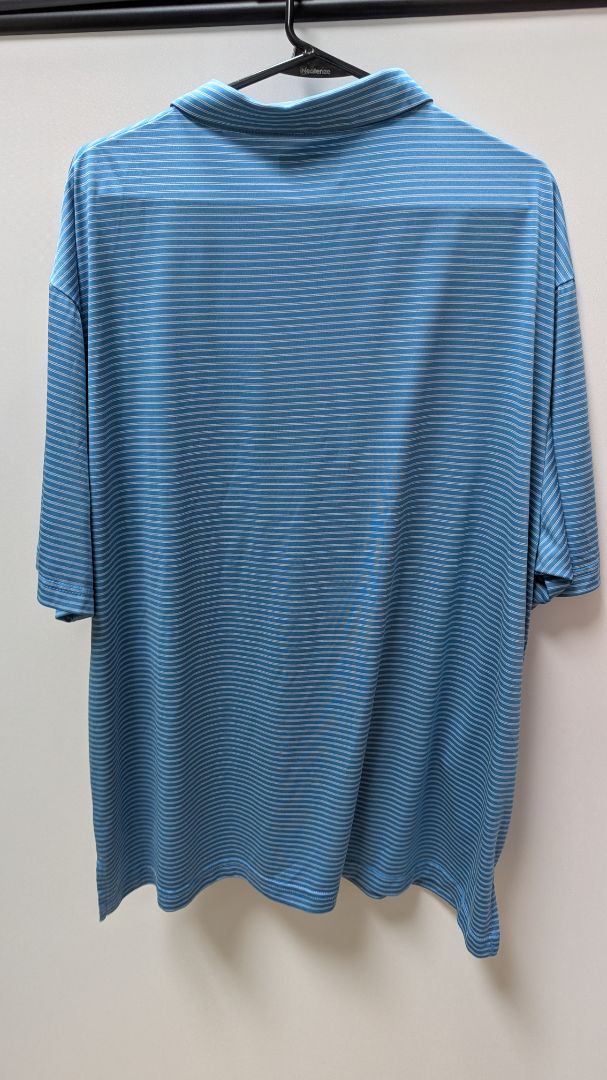 Ben Hogan Performance Blue Striped Polo Shirt