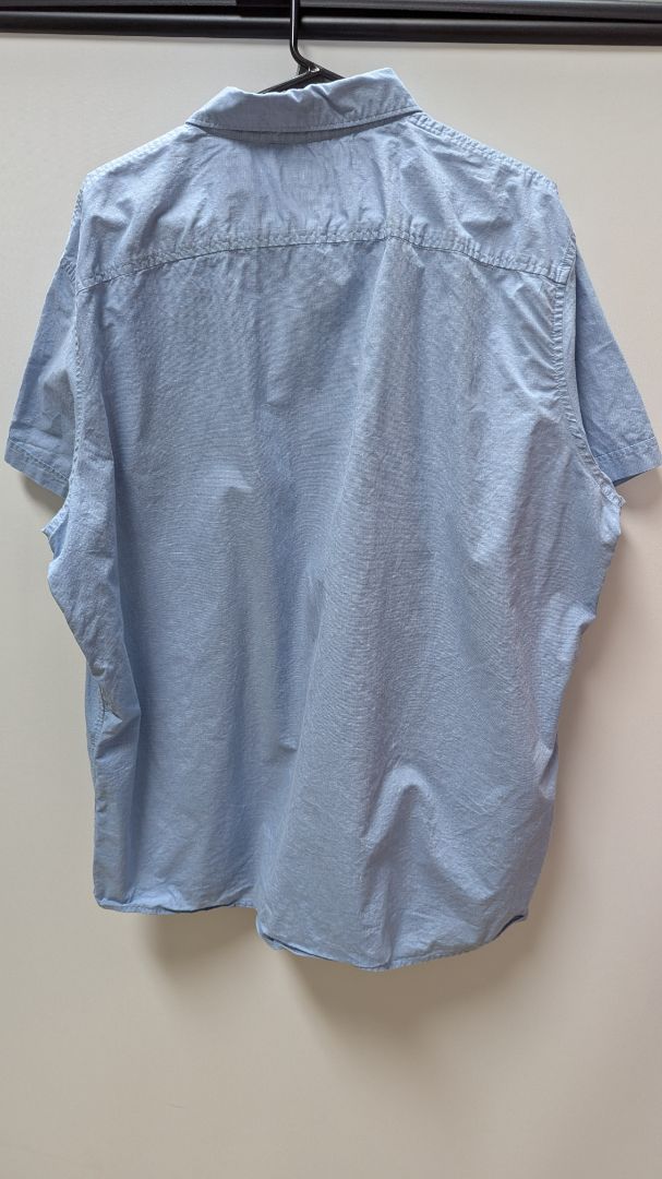 Apt. 9 Blue HEIQ "Smart Temp" Button Up Shirt