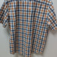 Croft & Barrow Navy/Orange Plaid Button Up Shirt