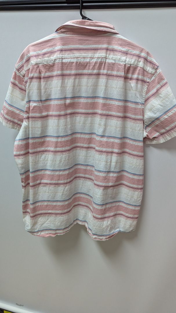 Sonoma Pink Striped Button Up Shirt