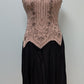 Charlotte Russe Pink/Black Sequin Flounce Dress