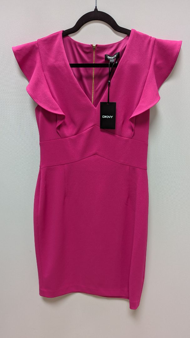 DKNY Hot Pink Bodycon Dress