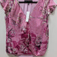 White House Black Market Sunset Floral Flutter Sleeve Blouse