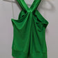 INC Emerald Green Cropped Halter Tank Top