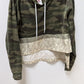 ImPerfect Green Camo Upcycled Sweatshirt