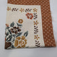 Orange/Cream Thanksgiving-Themed Fabric Sheet