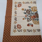Orange/Cream Thanksgiving-Themed Fabric Sheet