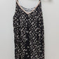 Maurices Black/Pink Floral Strappy Shift Dress