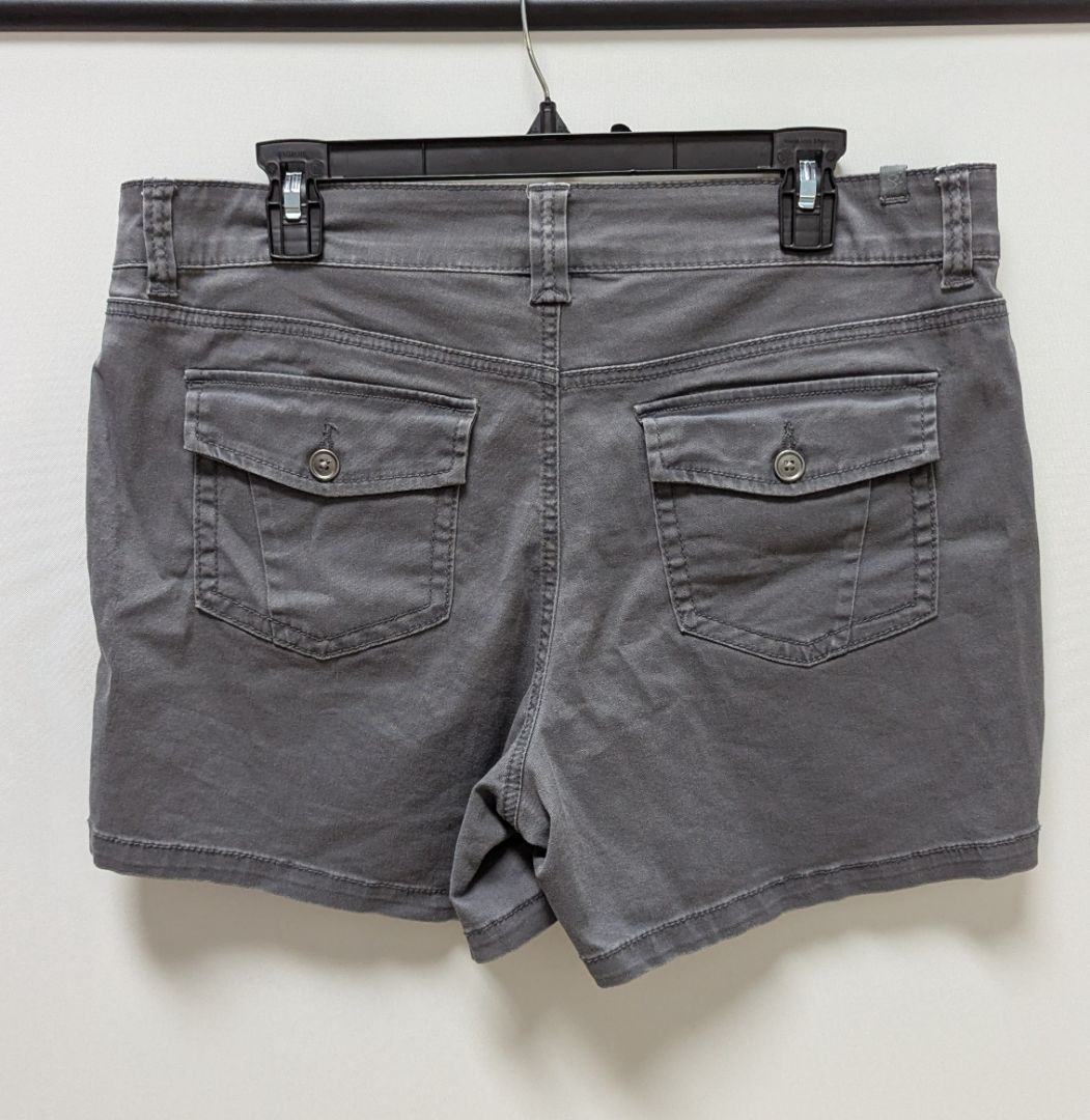 Supplies Dark Grey Twill Casual Shorts