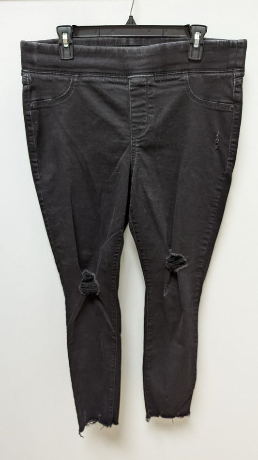 Old Navy Black Distressed Rockstar Jeggings