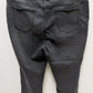 New York & Company Black Distressed Cropped Jeans