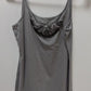 New York & Company Grey Flower Neckline Knit Tank