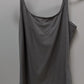 New York & Company Grey Flower Neckline Knit Tank