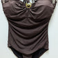 Michael Kors Brown One-Piece Swimsuit