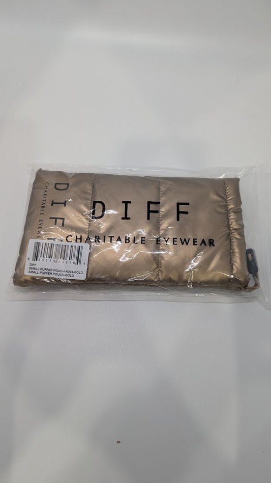 DIFF Gold Small Puffer Pouch