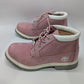 Timberland Pink Suede Nellie Waterproof Boots